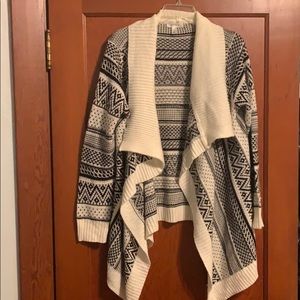 Black and white cardigan